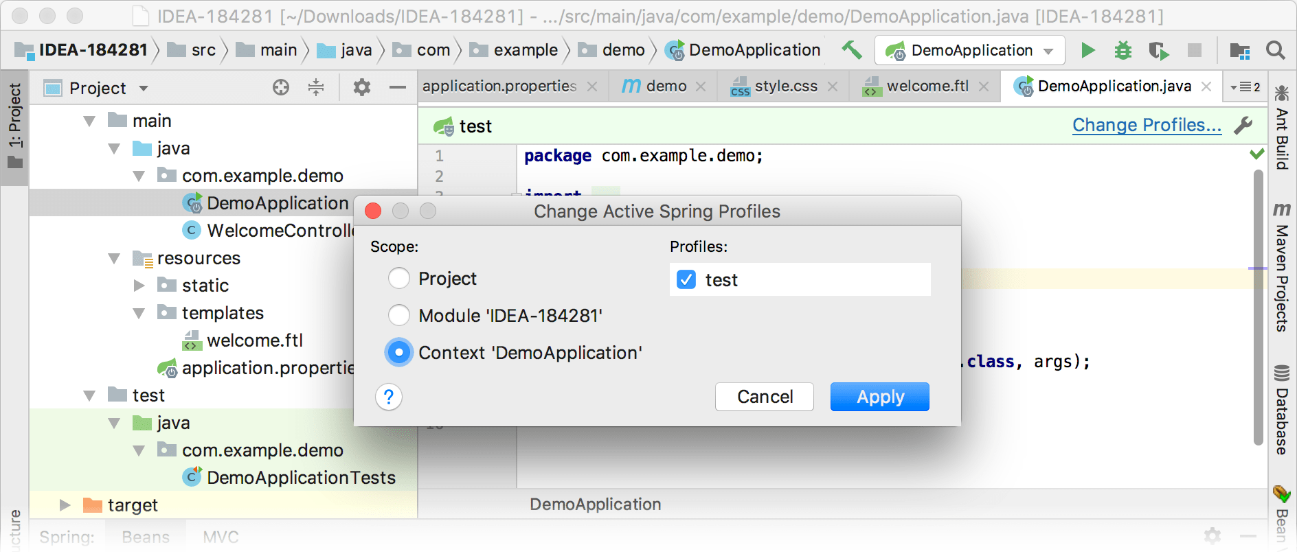 Java开发平台IntelliJ IDEA教程：配置Spring facet 