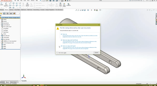 如何为多个项目复制SOLIDWORKS工程图