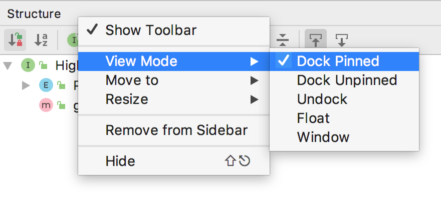 IntelliJ IDEA IDE设置系列教程（九）：工具窗口查看模式