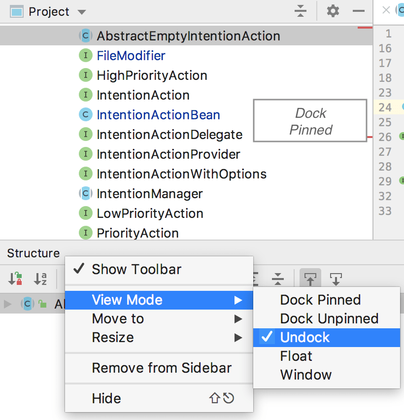 IntelliJ IDEA IDE设置系列教程（九）：工具窗口查看模式