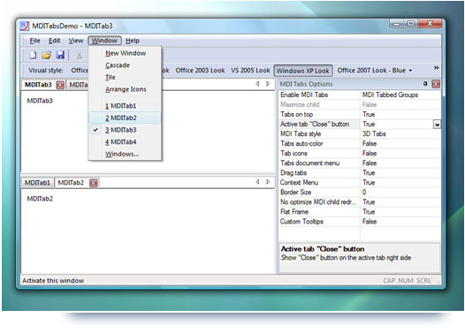 BCGControlBar功能特点详解 - 支持Win XP/ Vista/Win7主题