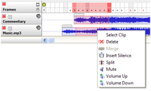 Audio editing