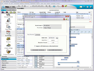 甘特图,TMA,CMMS,调度,解决方案,甘特图图表,资源调度,日程安排